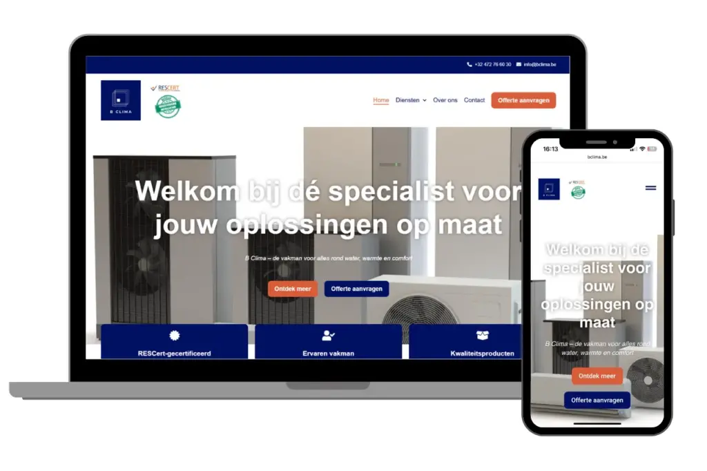 B Clima Portfolio Website