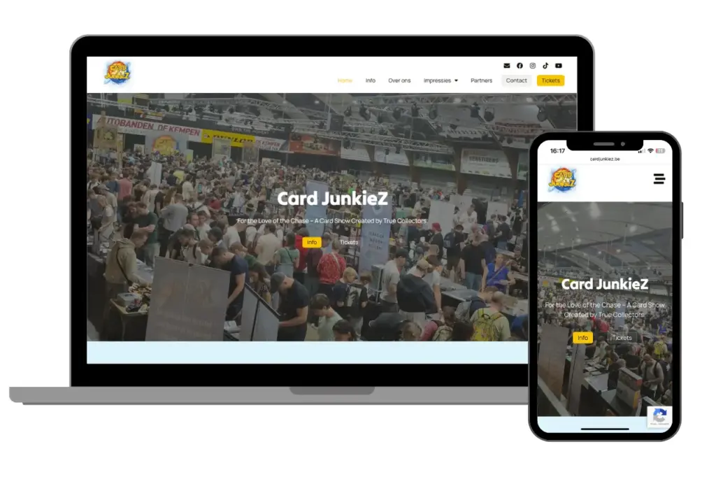 Card Junkiez Portfolio Website