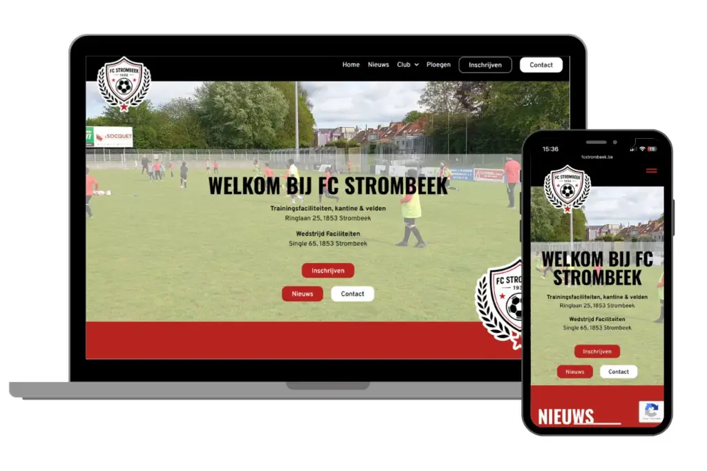 Fc Strombeek Portfolio Website