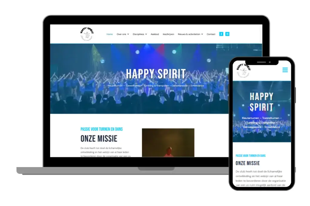 Happy Spirit Portfolio Website