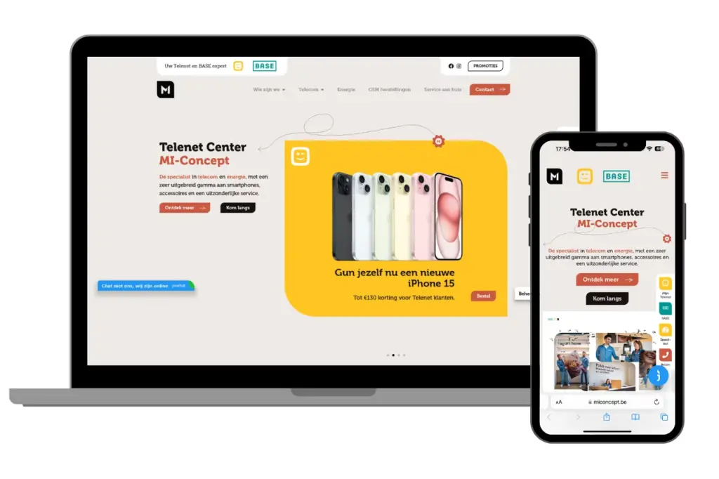 Portfolio Website Mi Concept